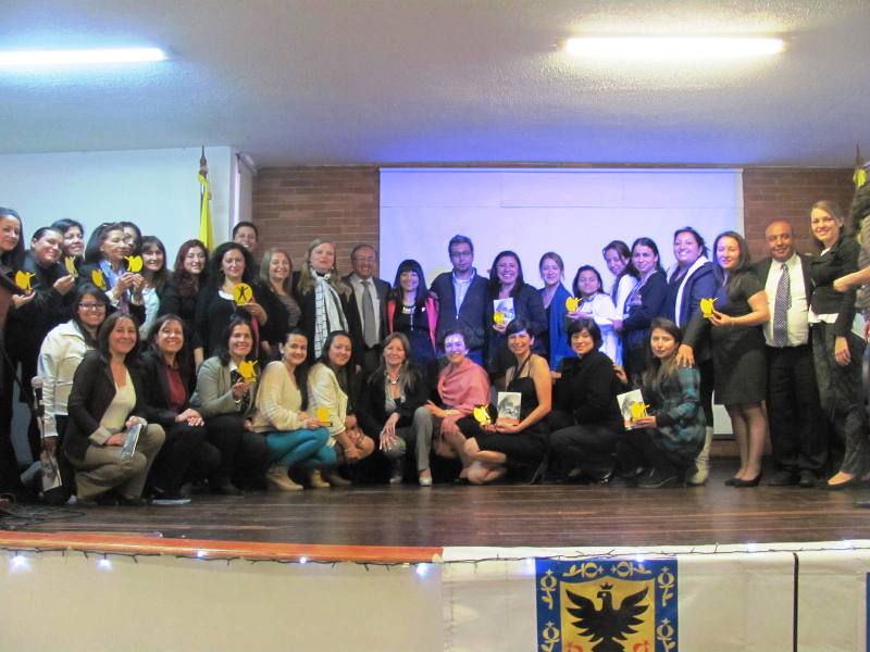Foto de mujeres Gala Primer Reconocimiento Freire a la Pedagogia